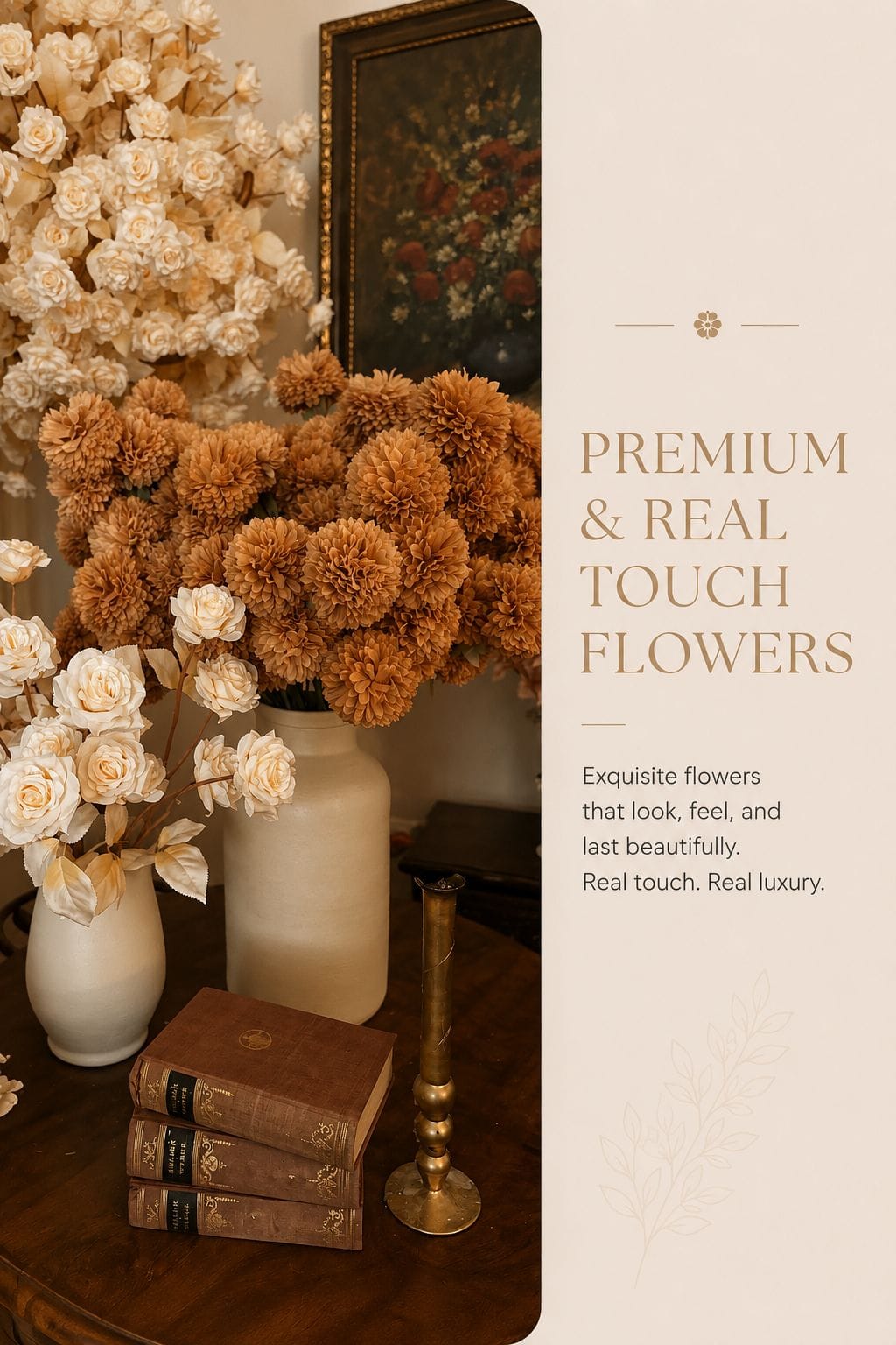 Premium Real Touch Flowers
